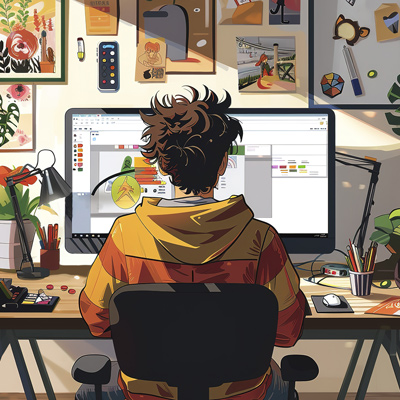 طراحی کارت ویزیت با هوش مصنوعی