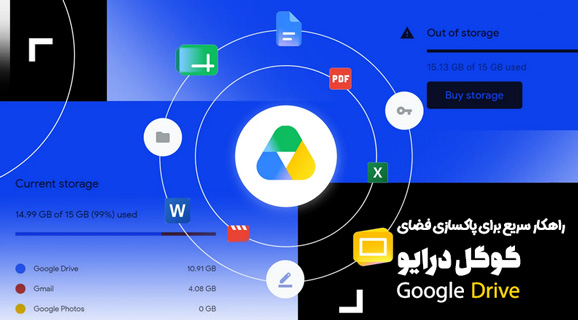 پاکسازی فضای گوگل درایو